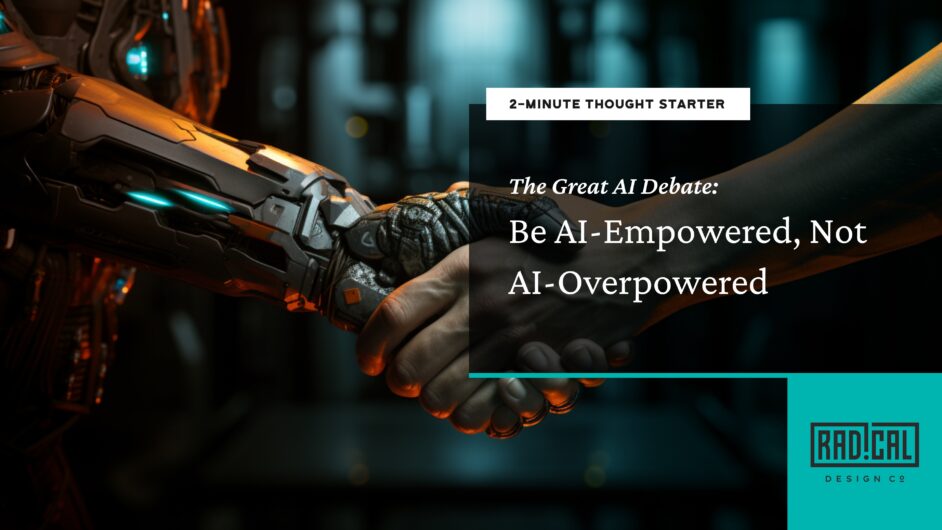 Image: The Great AI Debate, Be AI-Empowered, Not AI-Overpowered!